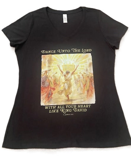 Women's V-neck short sleeve t-shirt